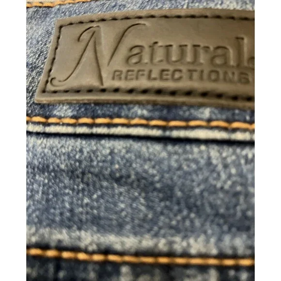 Natural Reflections Capri Camp Side Skimmer Jeans Size 4 NWT - Picture 6 of 7